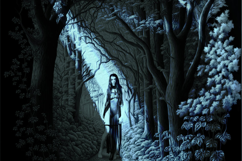 Olinka in Black Magic Forest